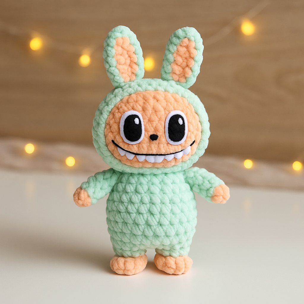 Labubu - Crochet Amigurumi Pattern by CraftBun