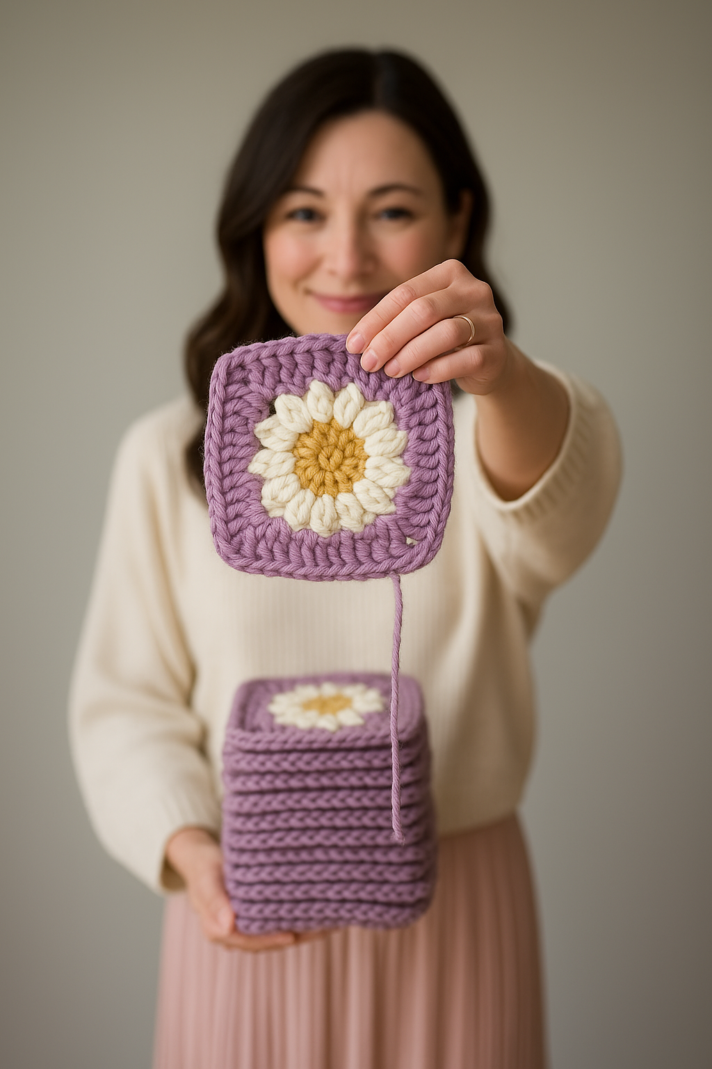 Cozy Days Daisy Blanket Crochet Pattern