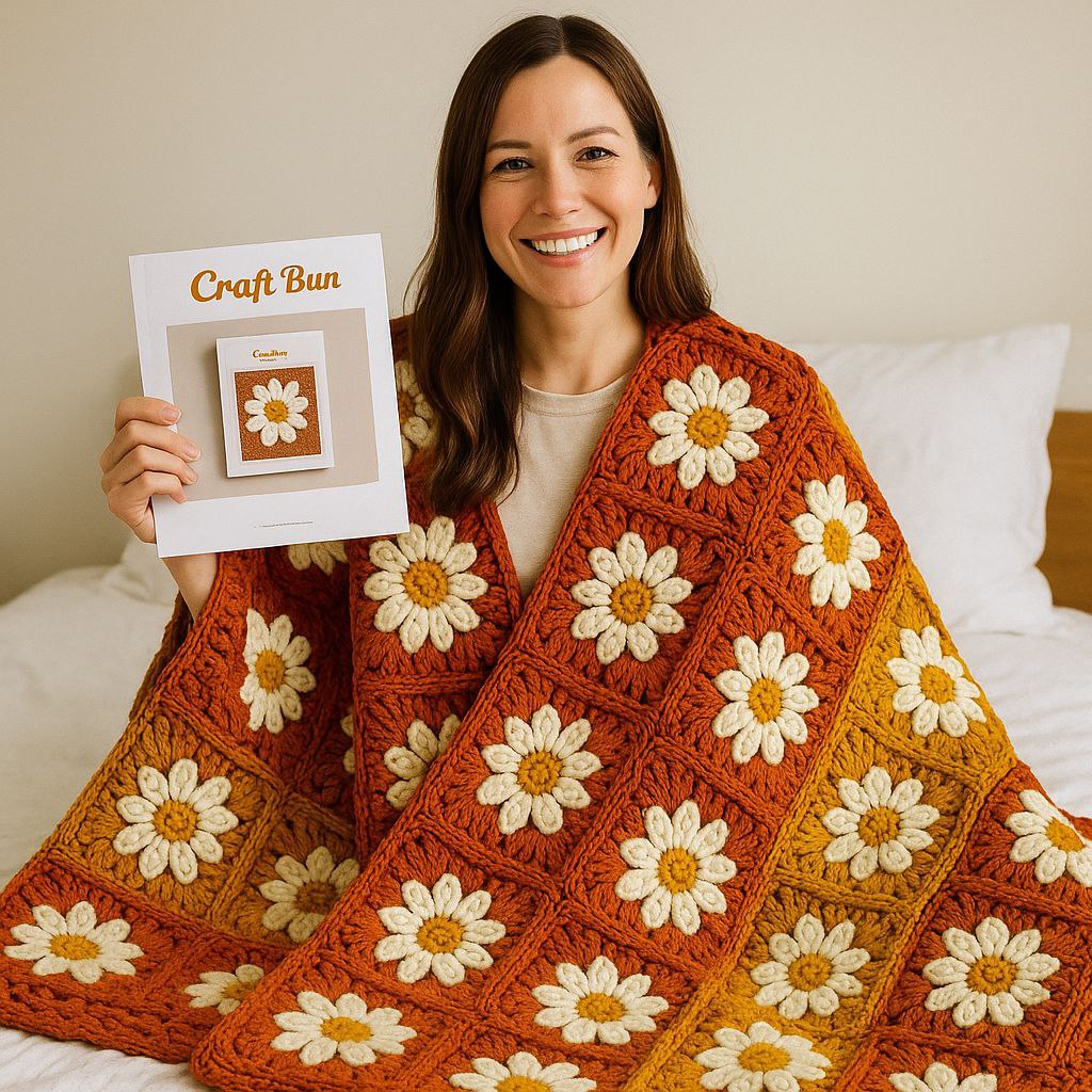Cozy Days Daisy Blanket Crochet Pattern